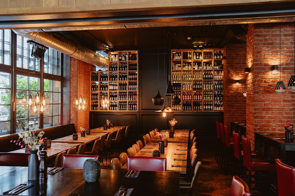 Foto vom urigen Innenbereich des Speisekontors Hamburg